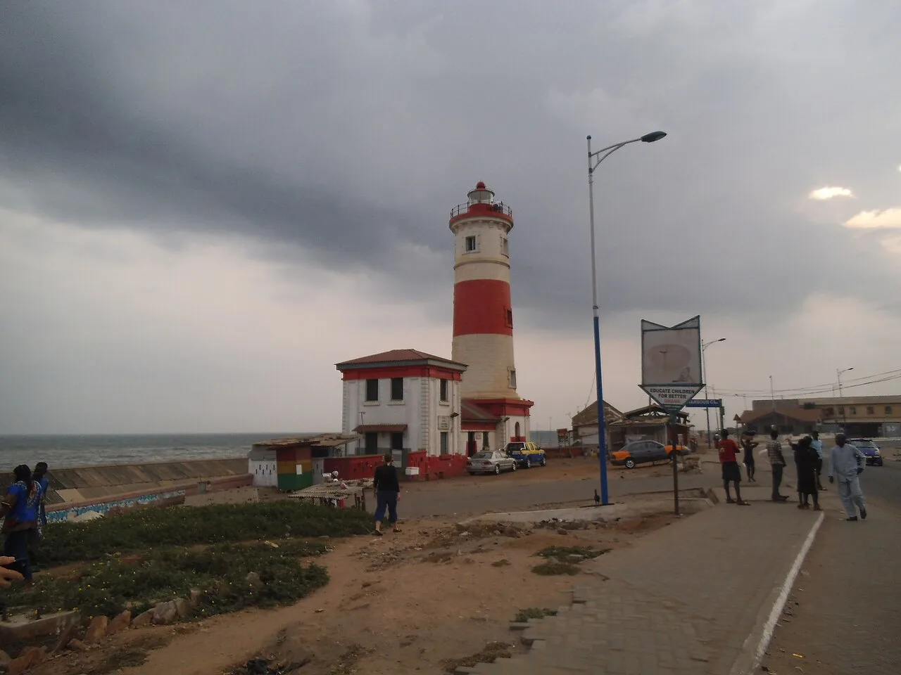 Jamestown Lighthouse in Accra, Ghana on 22 January 2017.