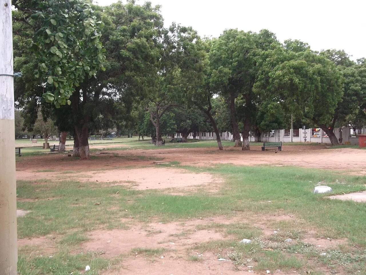 Afua Sutherland Park Accra with tree shades for recreation