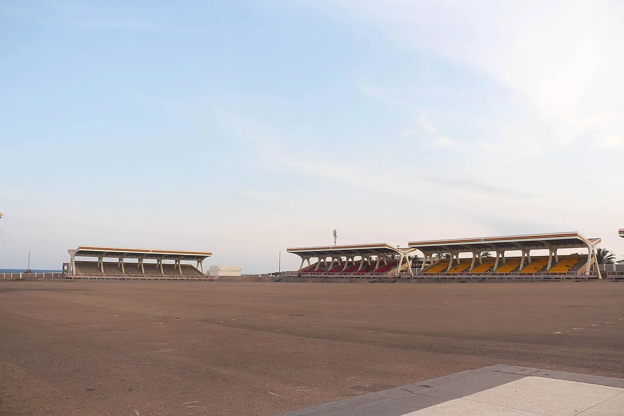 Black Star Square, also known as Independence Square, is a public square in Accra where independence anniversary takes place every year.
