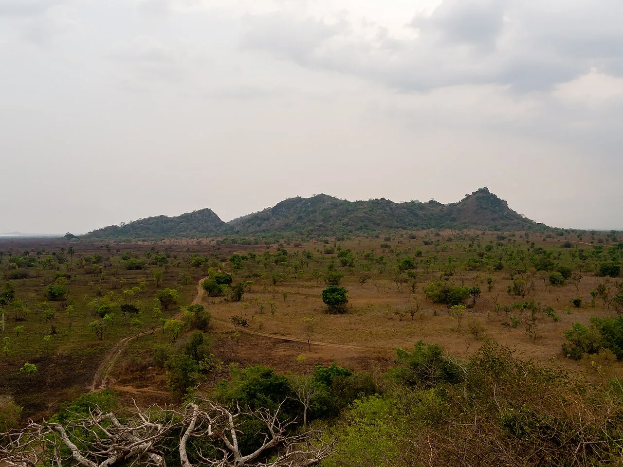 View over the Shai Hills Resource Reserve, Greater Accra Region