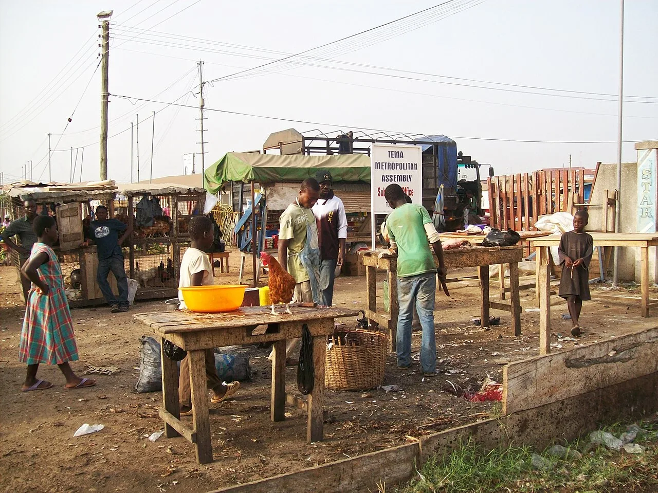 Market, Tema, Ghana
