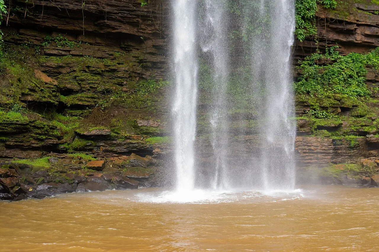 Boti waterfalls is located in the eastern region of Ghana