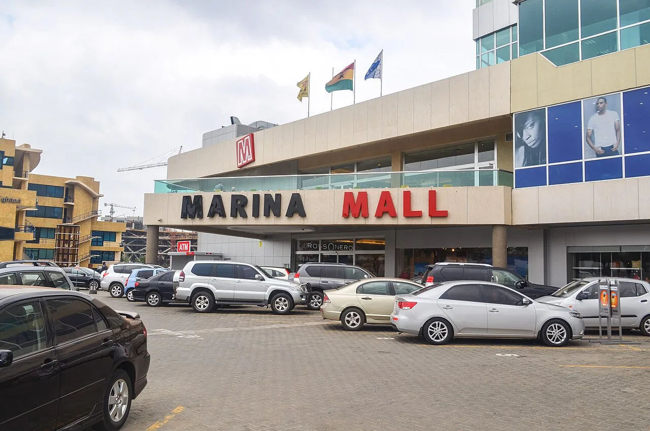 Marina Mall (Shopping Mall) in Accra, Ghana.